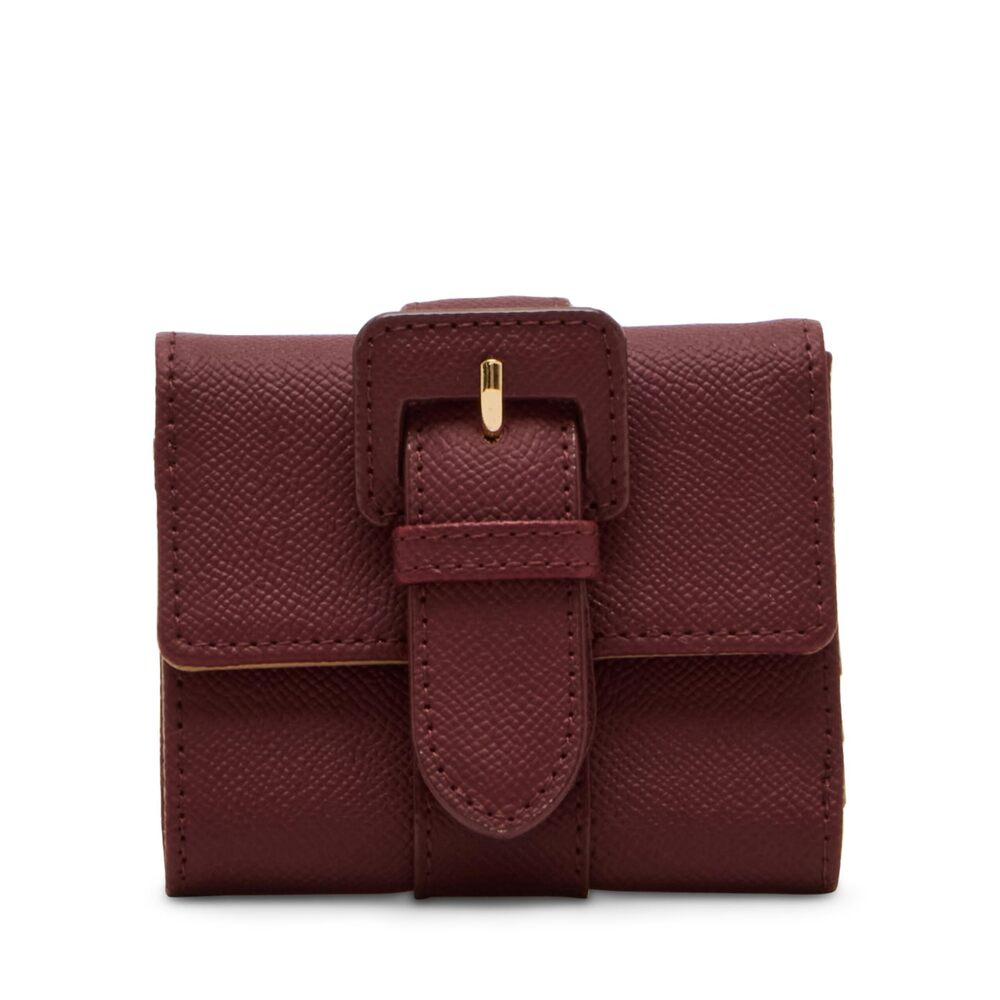 4211 Covered Buckle Flap Wallet Gift Set, New Bordeaux